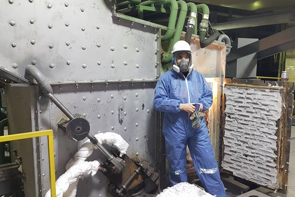 Four à brûleurs immergés 60 t/j